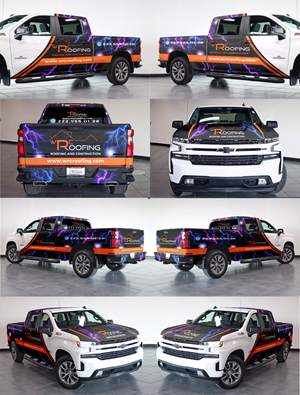 Car Wrap Design by tamtama for Whitaker Roofing | Design: #33444440
