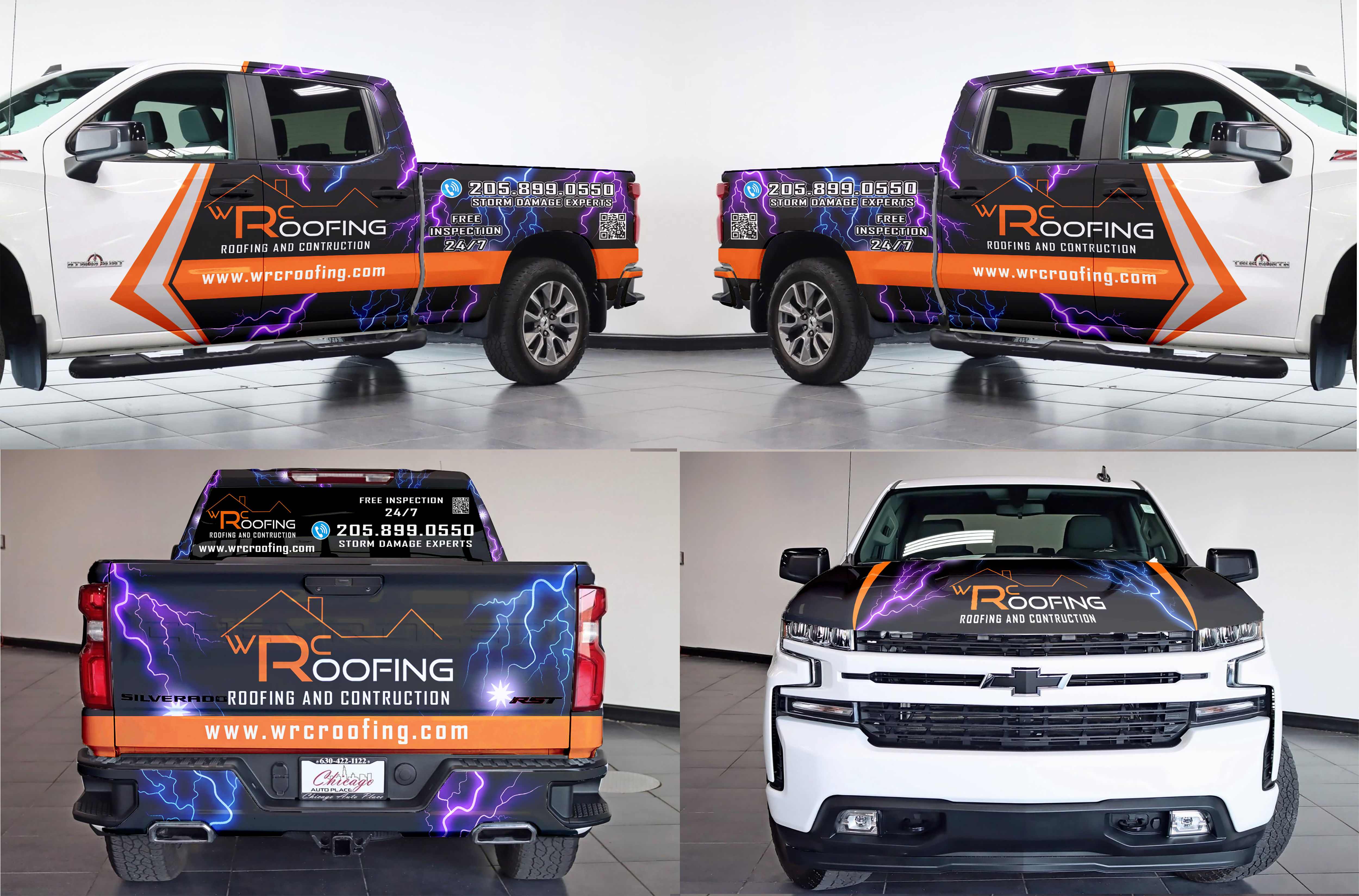 Car Wrap Design by tamtama for Whitaker Roofing | Design #33456209