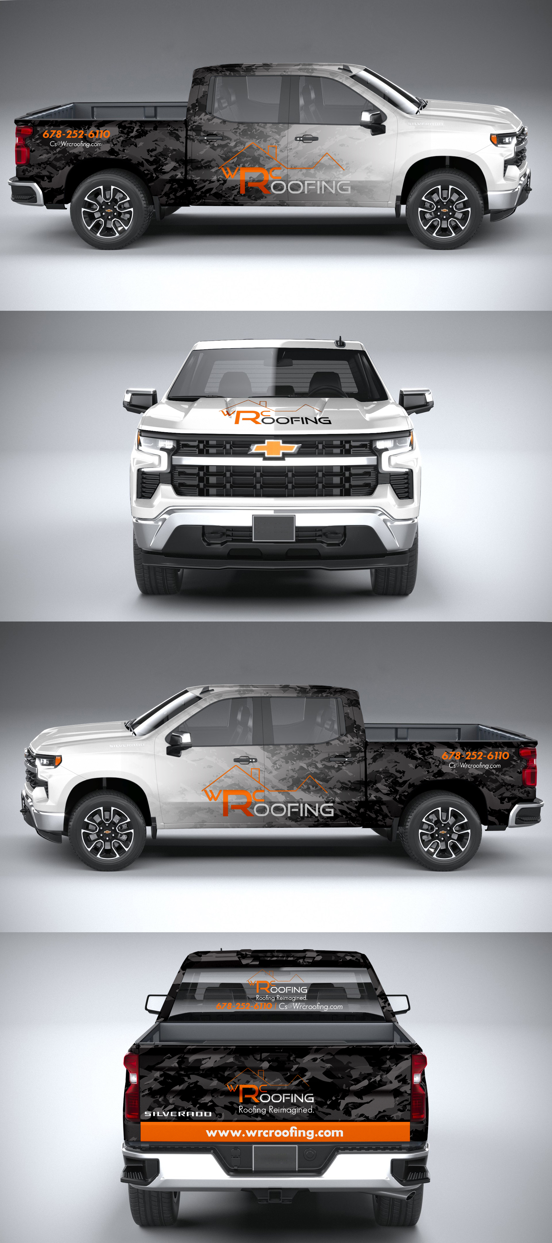 Car Wrap Design by ANGGI MAULANA PRAKOSO for Whitaker Roofing | Design #33420416