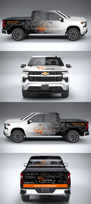 Car Wrap Design by ANGGI MAULANA PRAKOSO for Whitaker Roofing | Design: #33420419