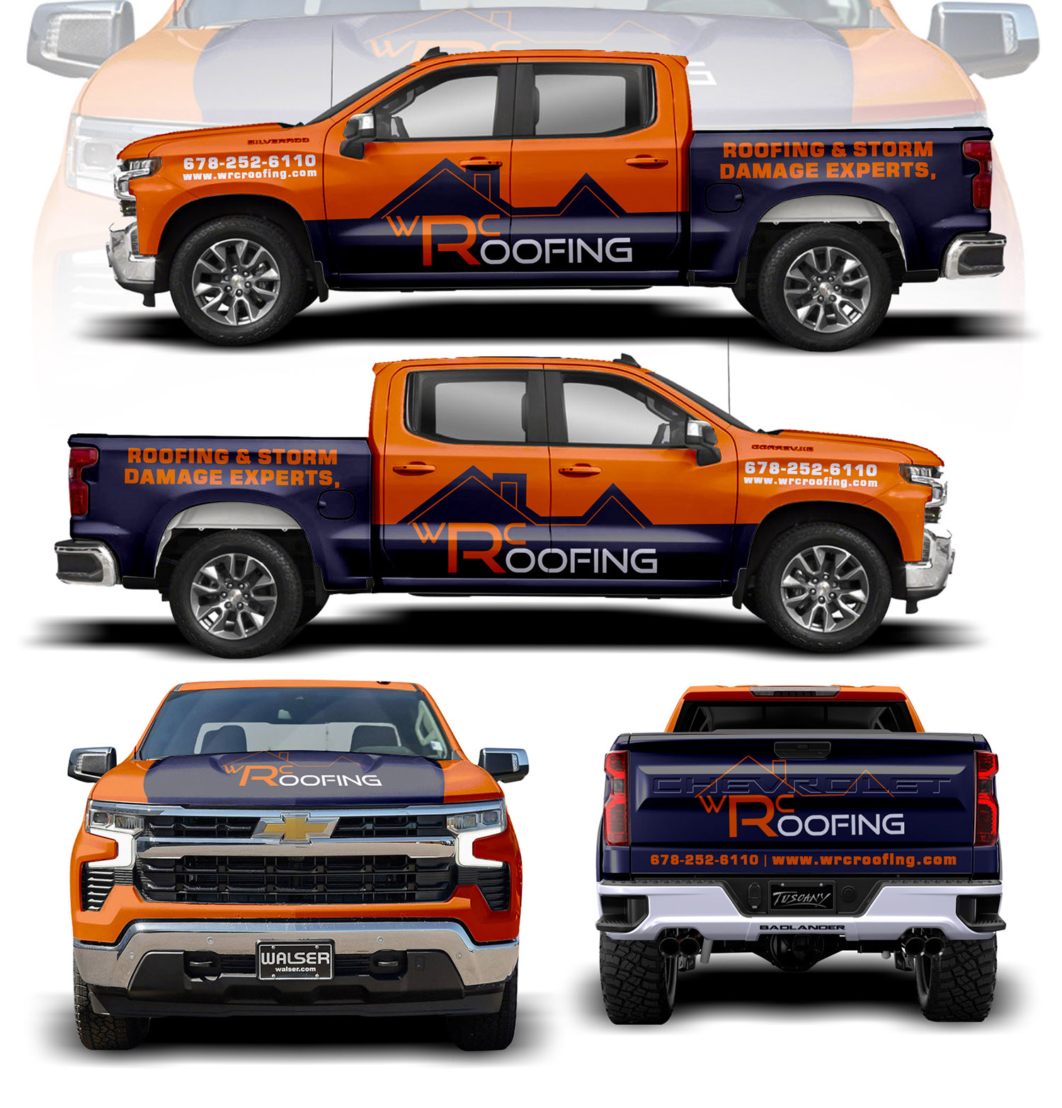 Design de Covering de Véhicule par websmartusa pour Whitaker Roofing | Design #33418544