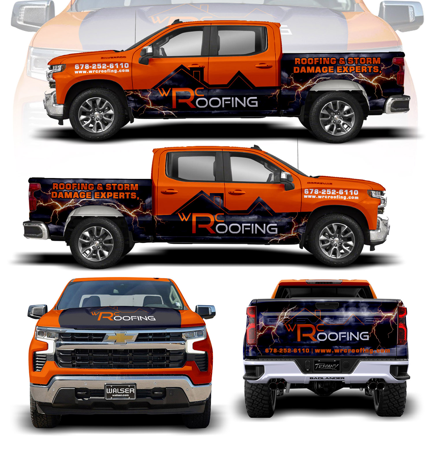 Car Wrap-Design von websmartusa für Whitaker Roofing | Design #33418562