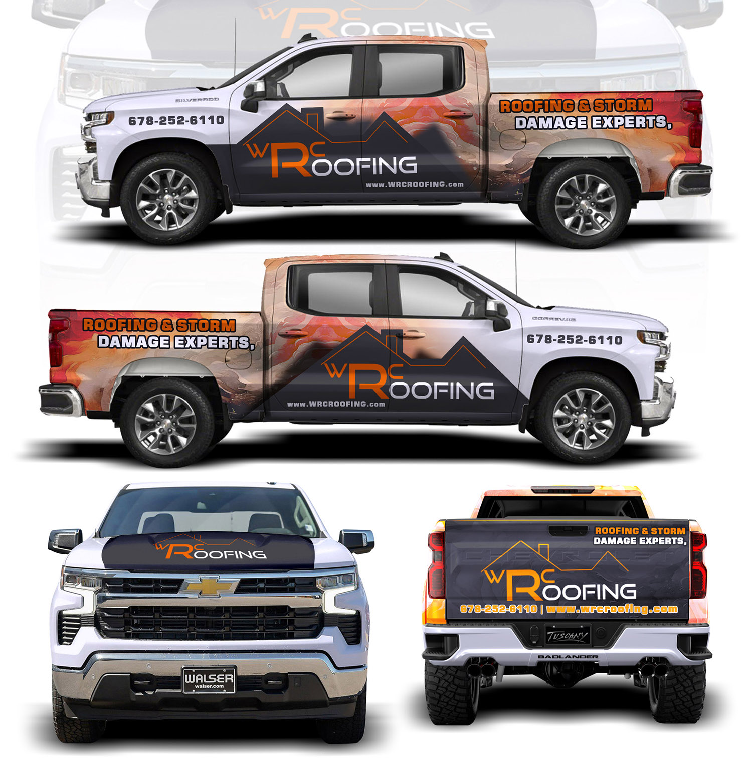 Car Wrap Design by websmartusa for Whitaker Roofing | Design #33418573