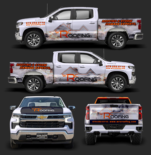 Car Wrap Design by websmartusa for Whitaker Roofing | Design #33425037
