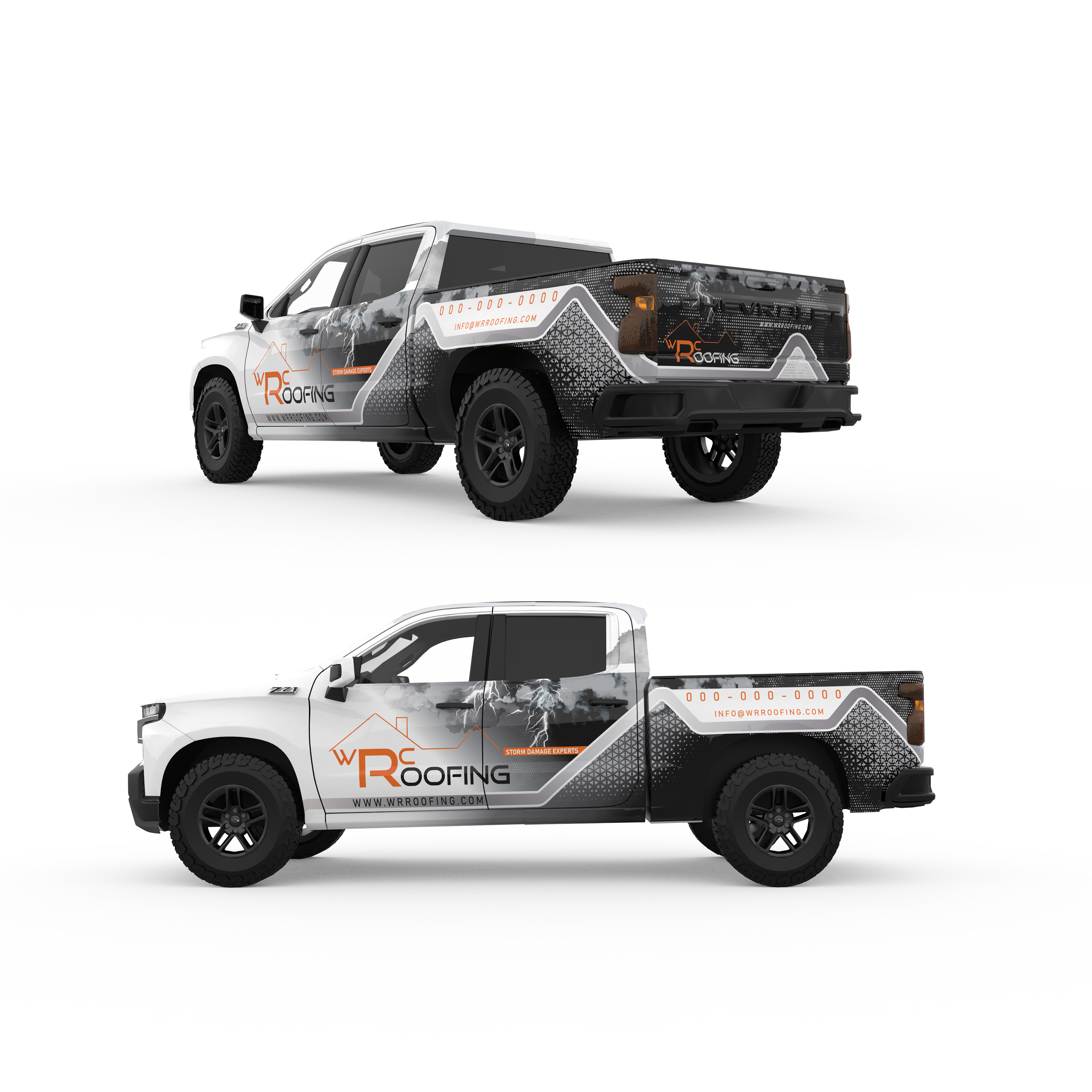 Car Wrap Design by MC_Studio for Whitaker Roofing | Design #33432443