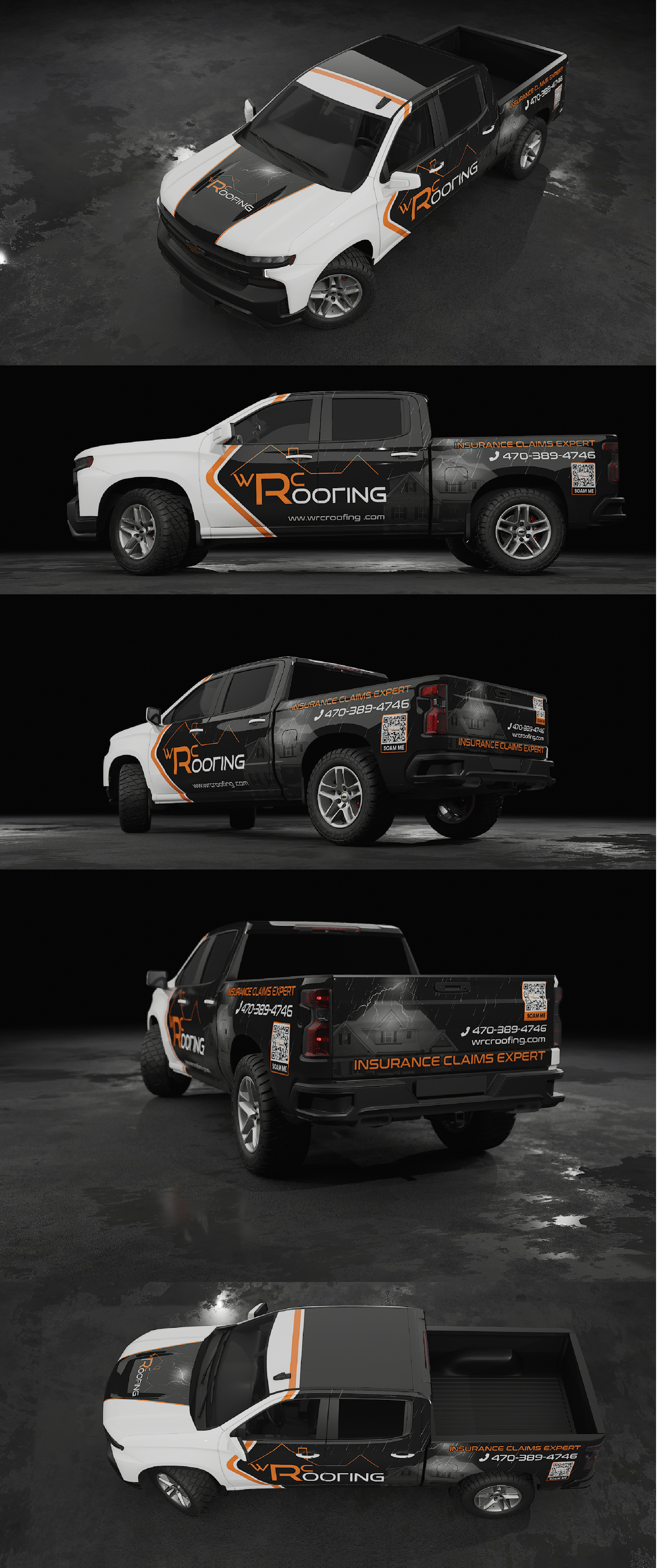 Design de Covering de Véhicule par Wrapcia pour Whitaker Roofing | Design #33468081