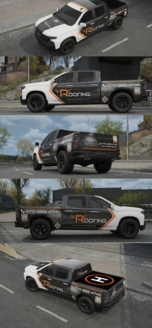 Car Wrap Design by Wrapcia for Whitaker Roofing | Design: #33481872
