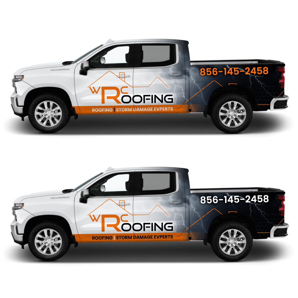 Car Wrap Design by Yoga Tri for Whitaker Roofing | Design #33421590