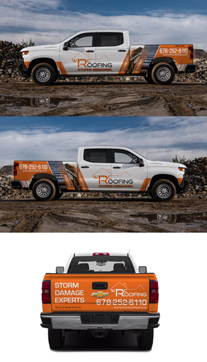 Car Wrap-Design von Shumaila Kiran für Whitaker Roofing | Design: #33419113