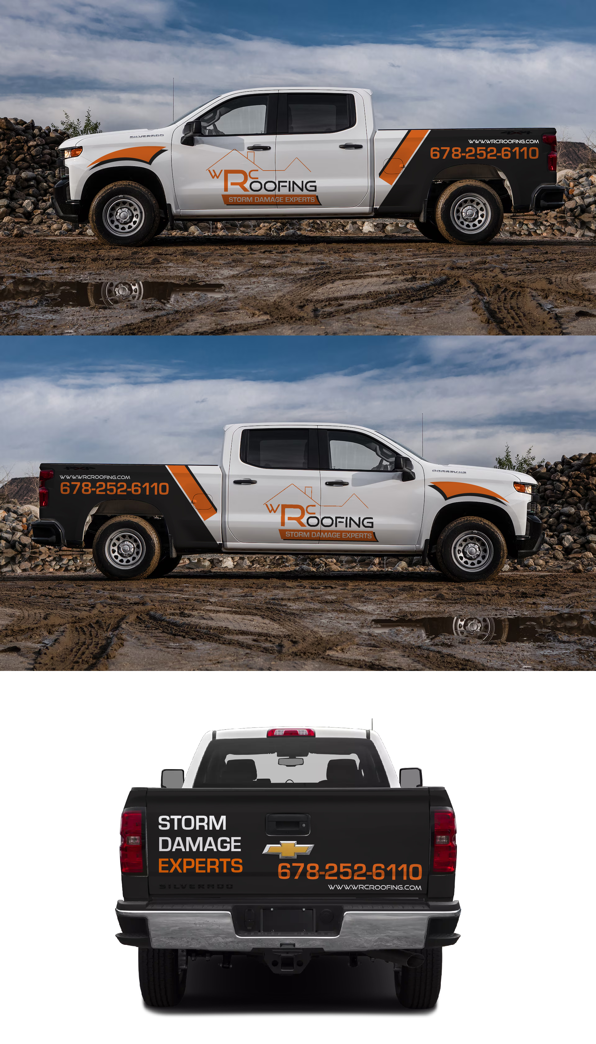 Design de Covering de Véhicule par Shumaila Kiran pour Whitaker Roofing | Design #33419115