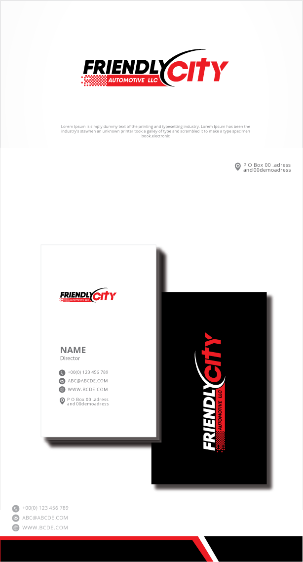 Logo Design by zebronicgraphic for Friendly City Automotive LLC | Design #33420088