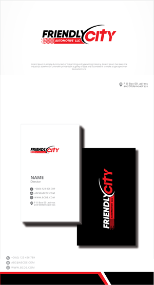 Logo-Design von zebronicgraphic für Friendly City Automotive LLC | Design: #33420088