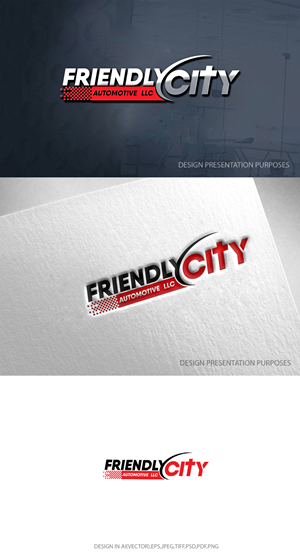 Logo-Design von zebronicgraphic für Friendly City Automotive LLC | Design: #33420089