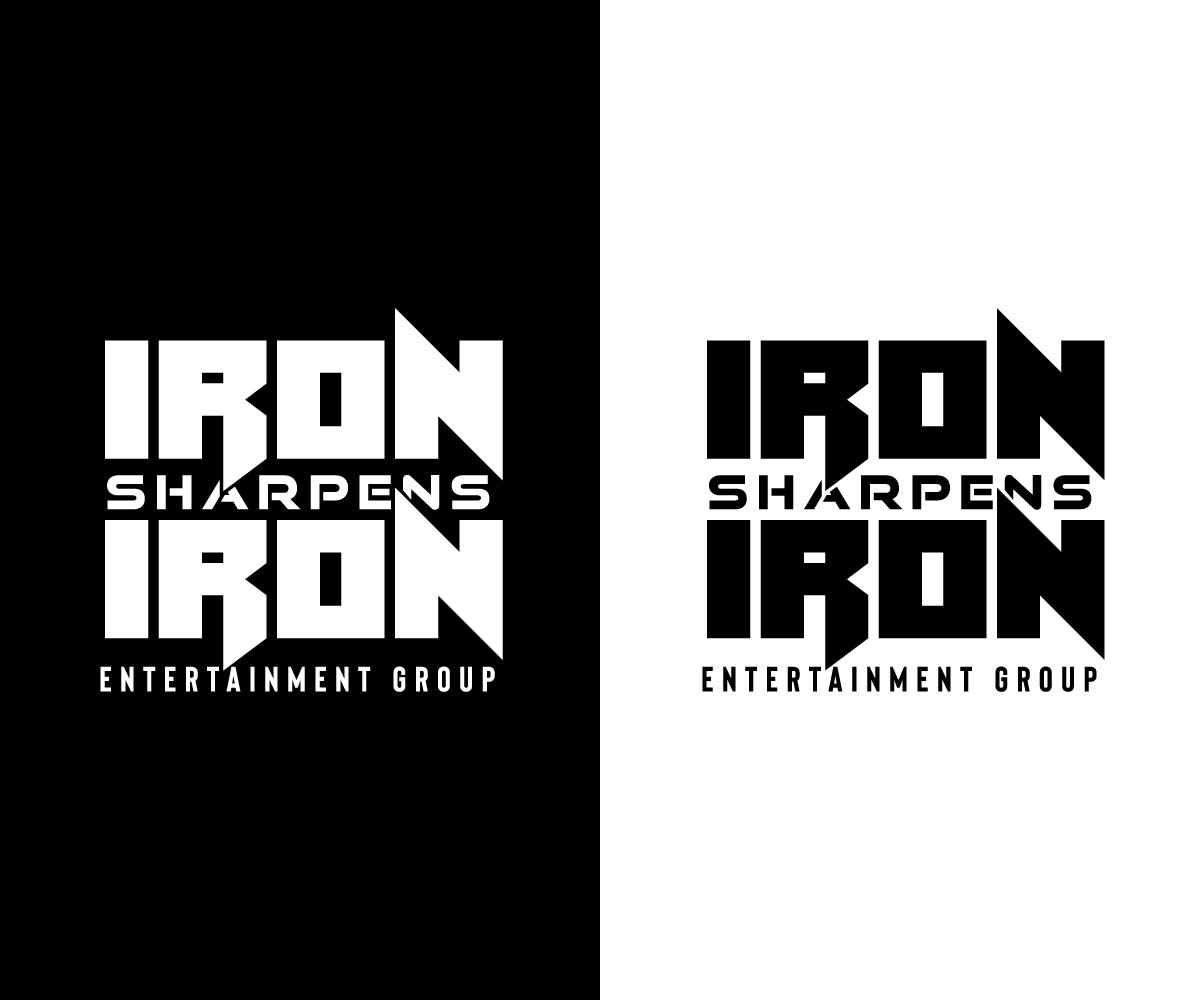 Logo Design by Kavth for Iron Sharpens Iron Entertainment Group | Design #33445911