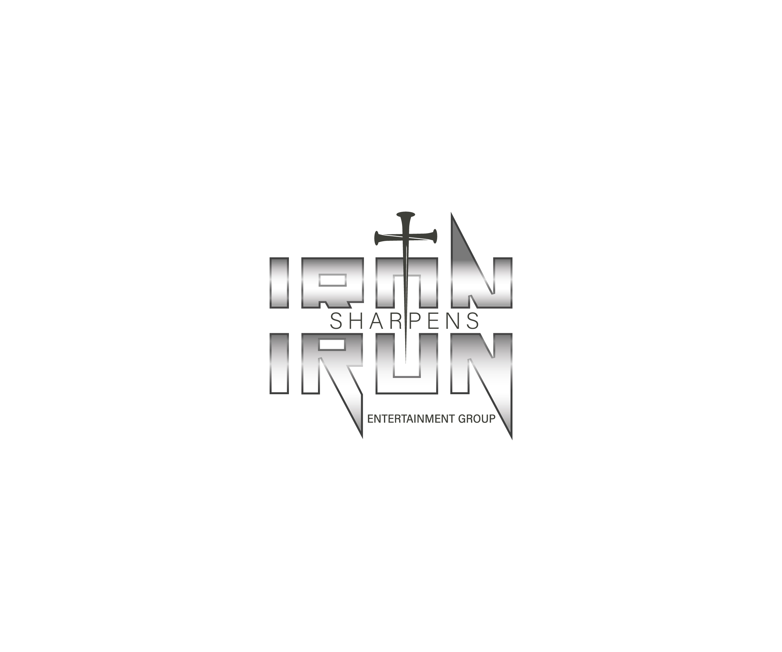 Logo Design by Editeight26 for Iron Sharpens Iron Entertainment Group | Design #33430962