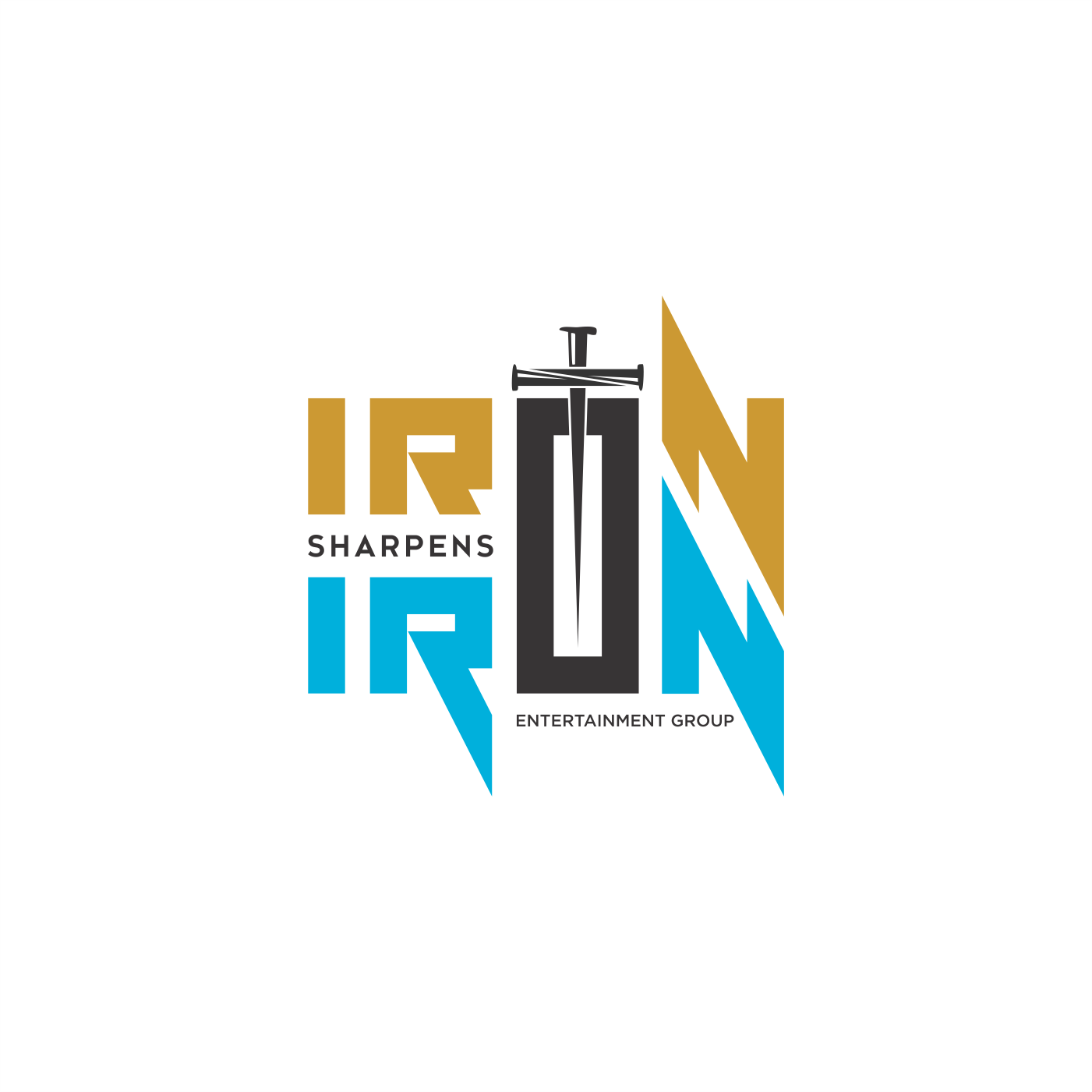 Logo Design by Sigeto for Iron Sharpens Iron Entertainment Group | Design #33439596