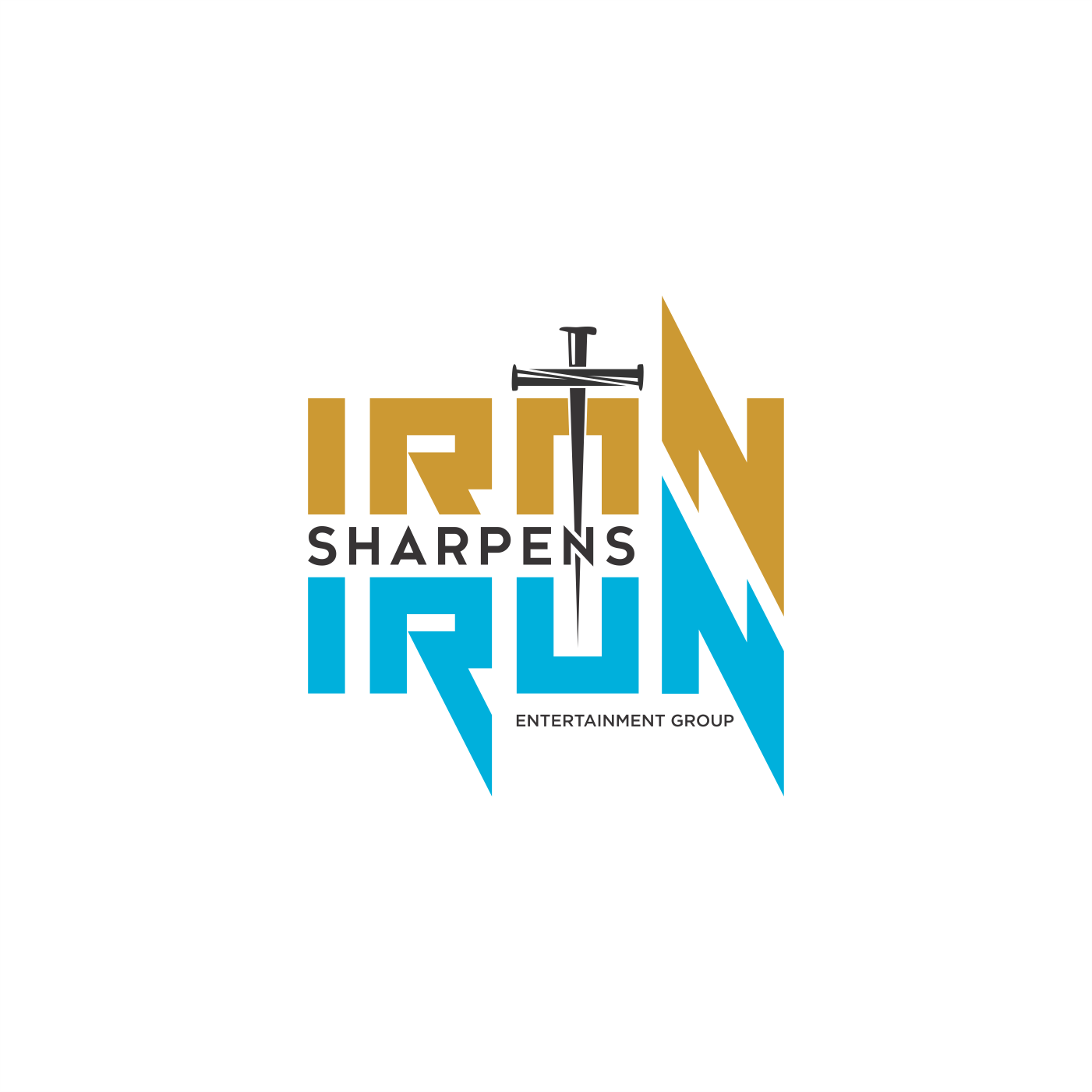 Diseño de Logo por Sigeto para Iron Sharpens Iron Entertainment Group | Diseño #33439613