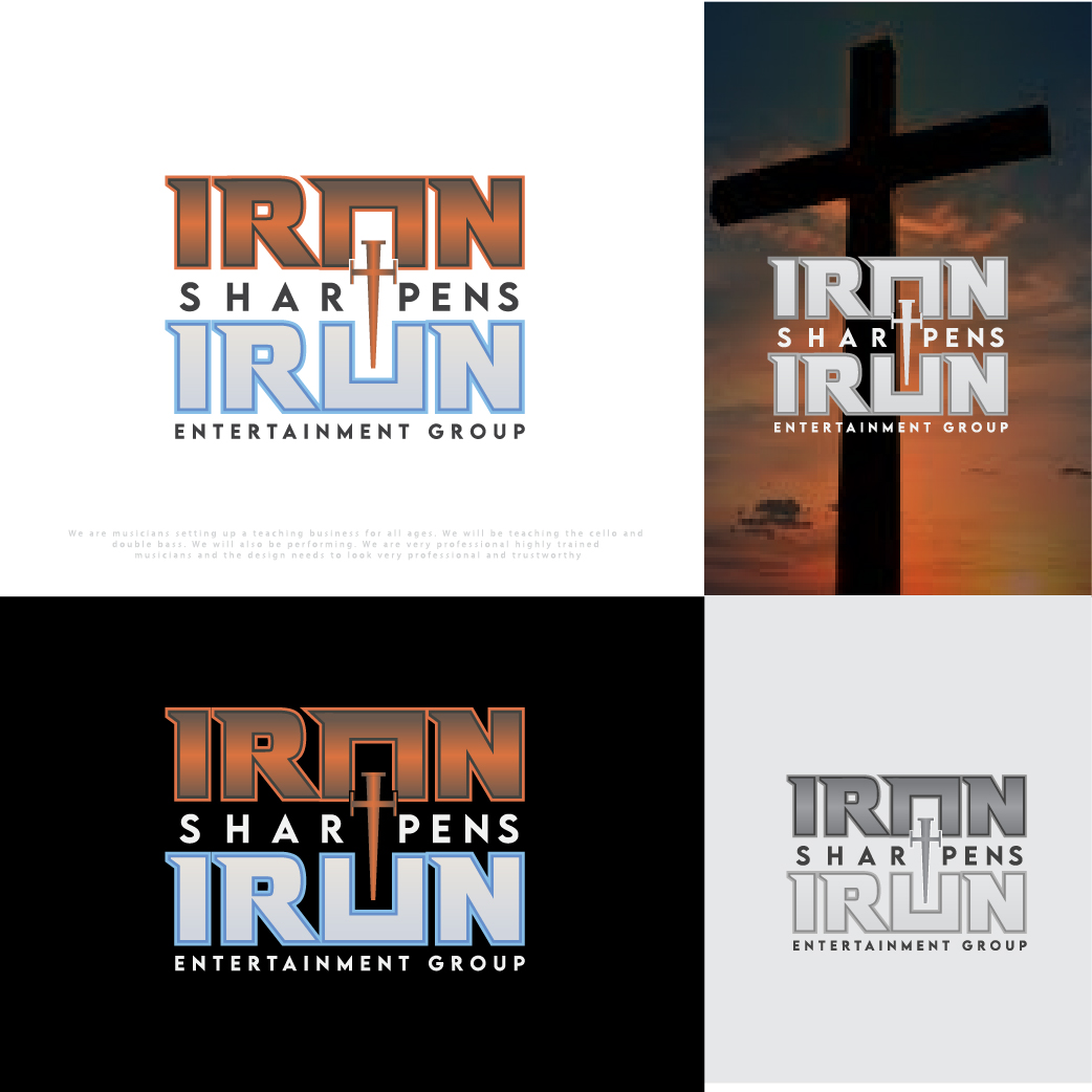 Logo Design by victipedia for Iron Sharpens Iron Entertainment Group | Design #33420780