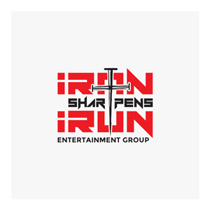Logo Design by Mungbejotok for Iron Sharpens Iron Entertainment Group | Design #33447790