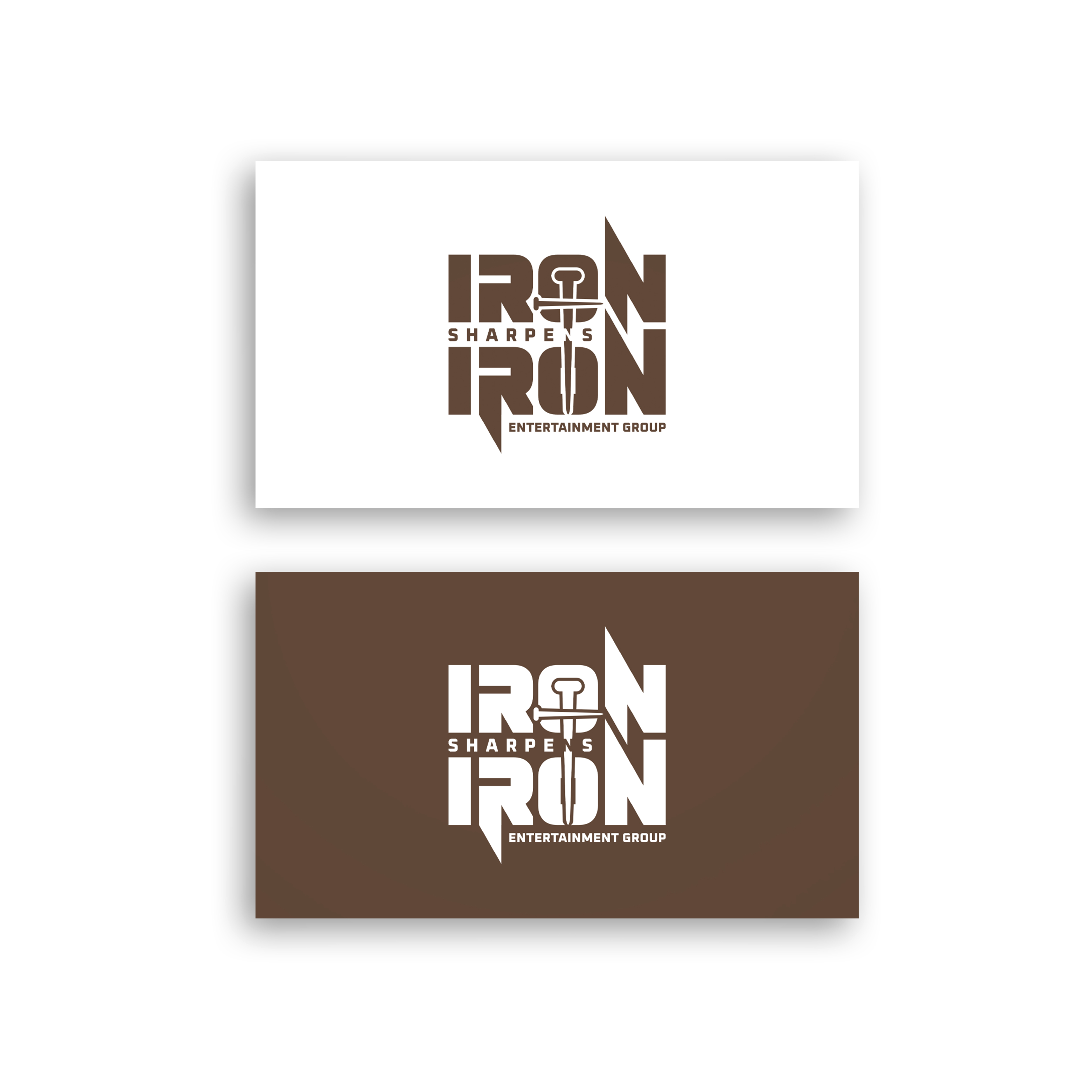 Logo Design by aquabomb26 for Iron Sharpens Iron Entertainment Group | Design #33414553