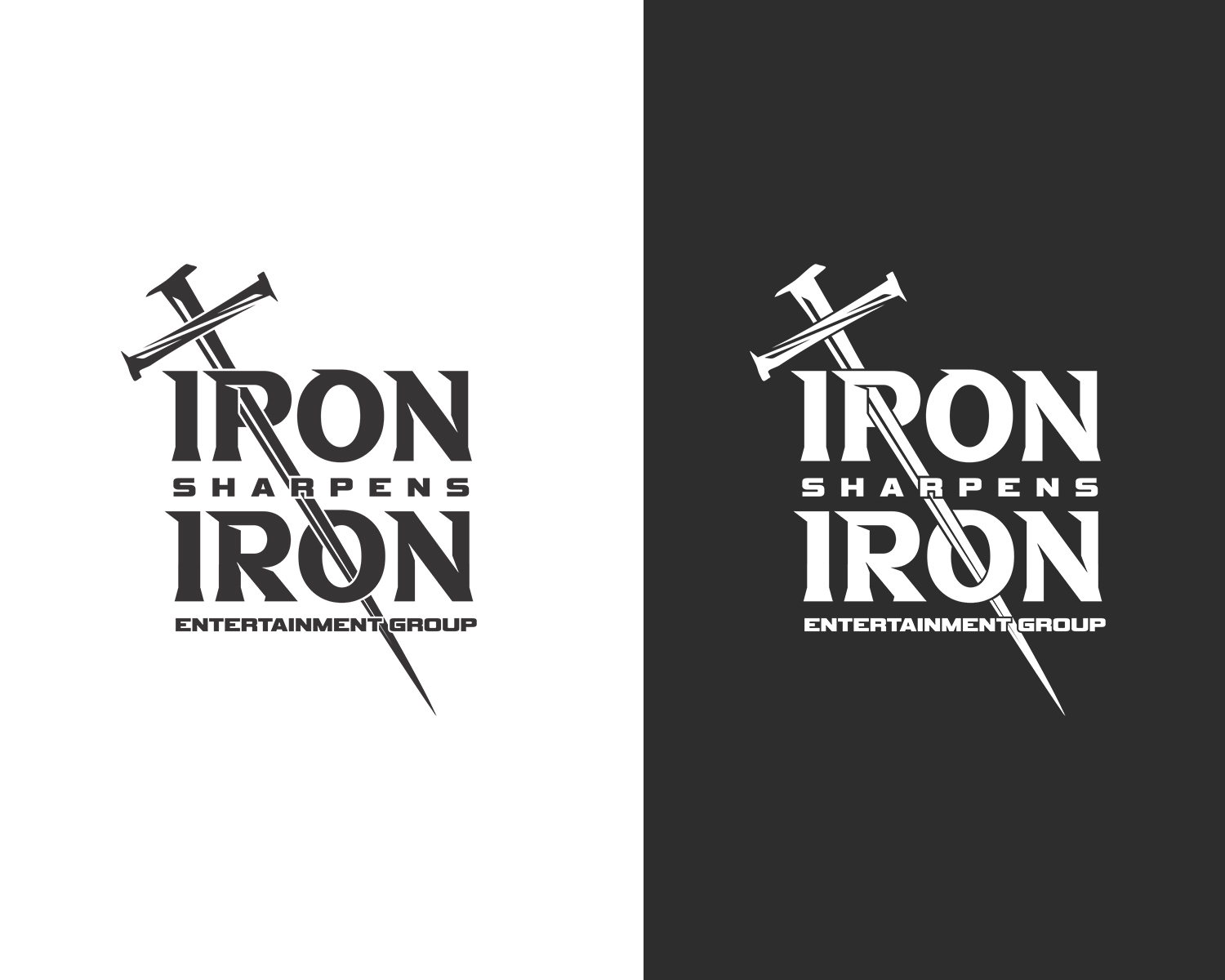 Logo Design by Djamdesign for Iron Sharpens Iron Entertainment Group | Design #33414890