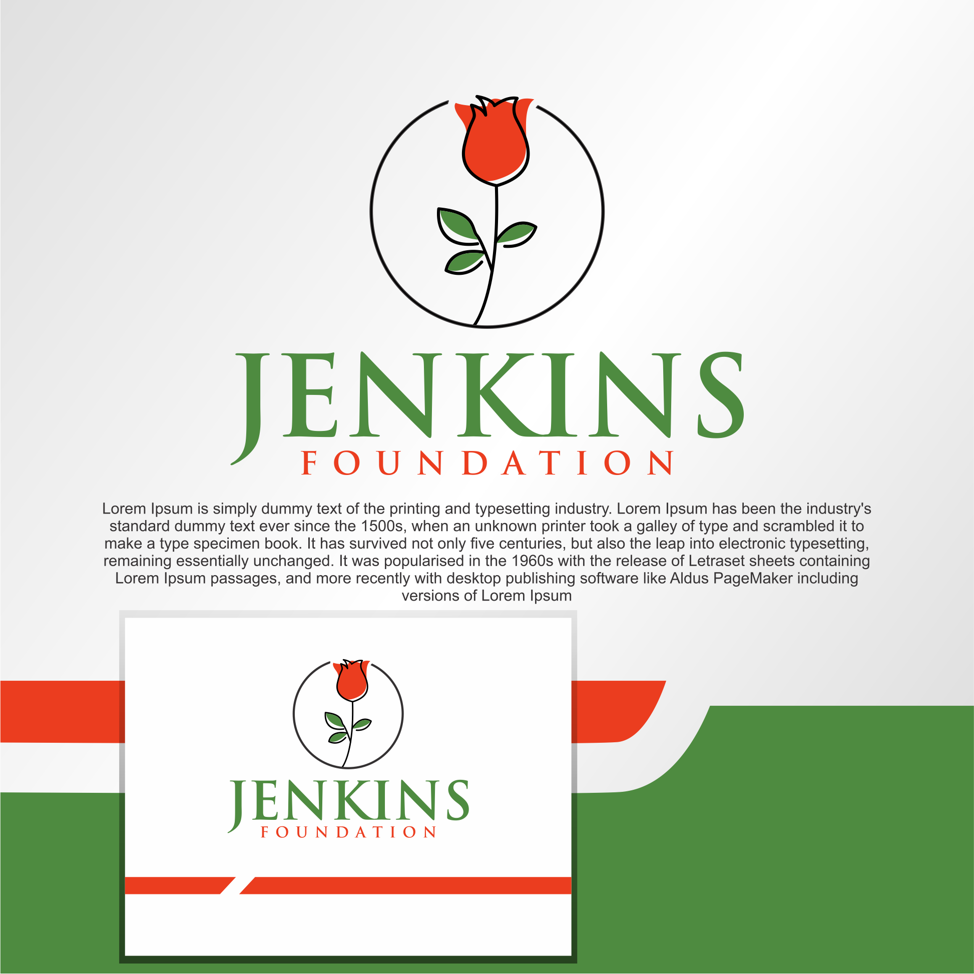 Logo Design by diego costa for Jenkins Foundation | Design #33419348