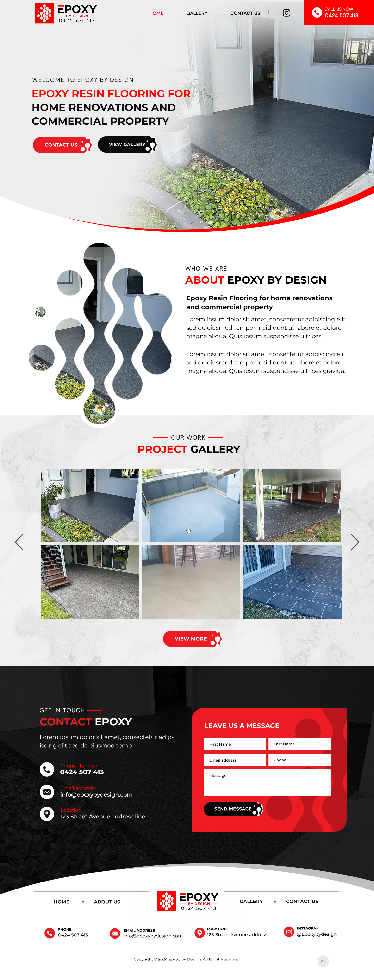 Web Design by Blue Sparrow for this project | Design: #33415819