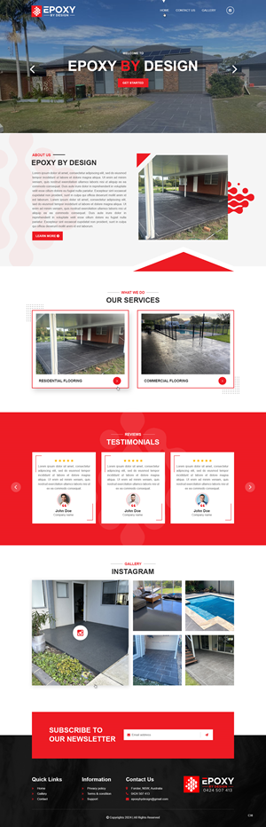 Web Design by pb for this project | Design #33420315