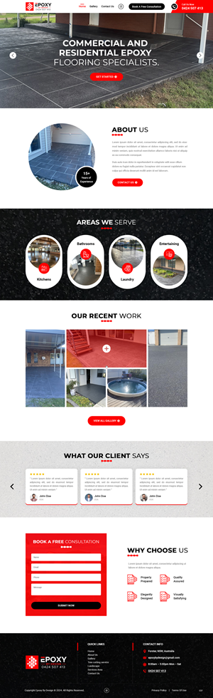 Web Design by pb for this project | Design: #33420317