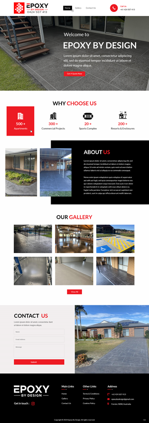 Web Design by pb for this project | Design: #33420326