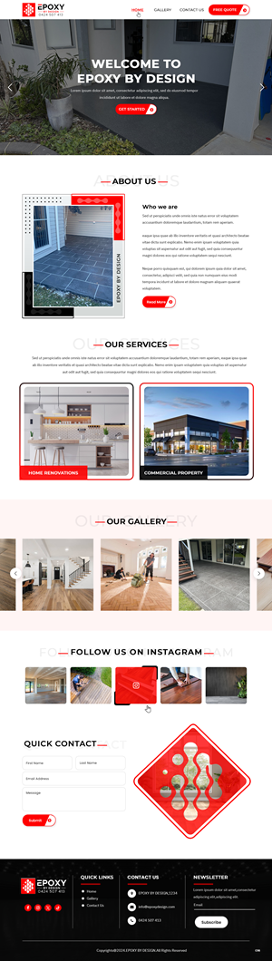 Web Design by pb for this project | Design: #33420327
