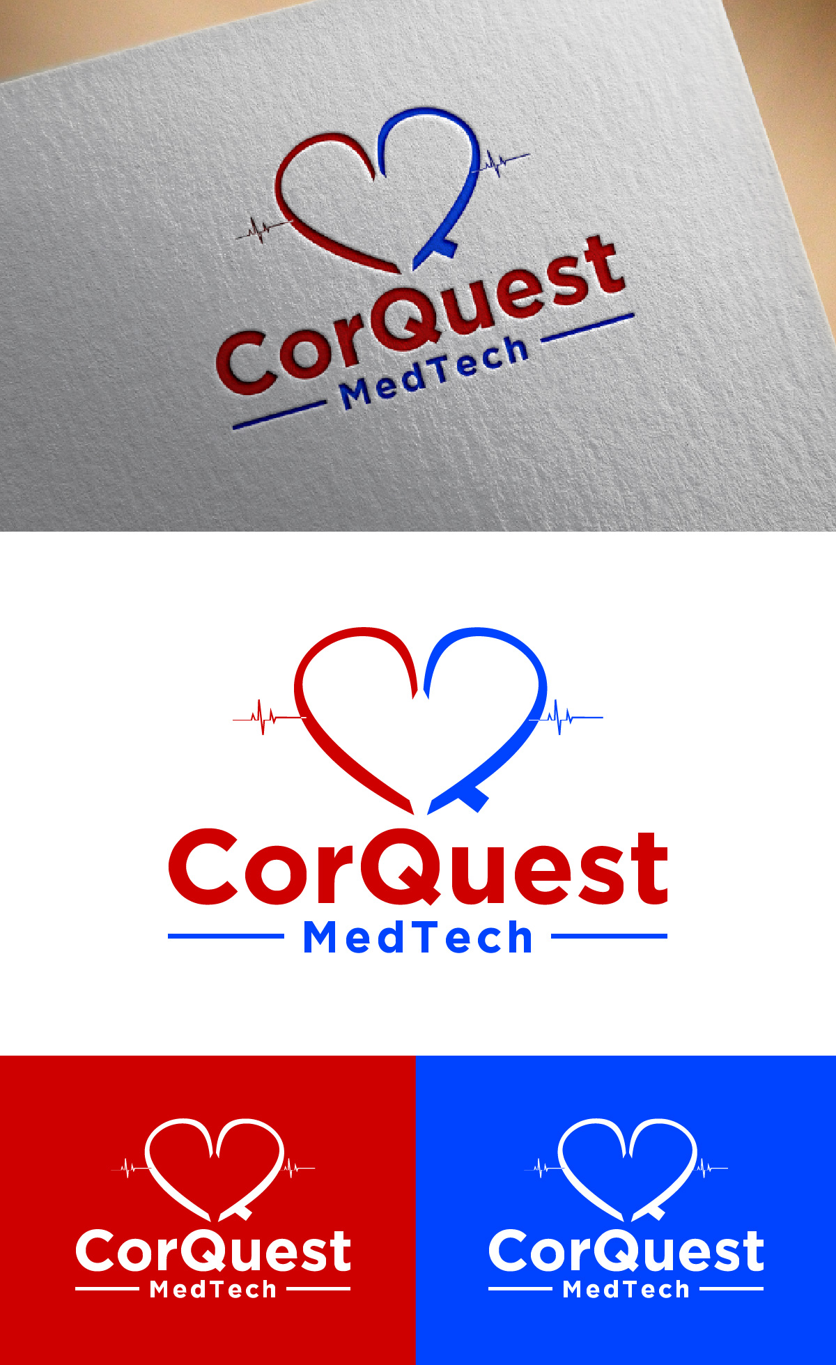 Diseño de Logo por Loknath para CorQuest MedTech srl | Diseño #33426192