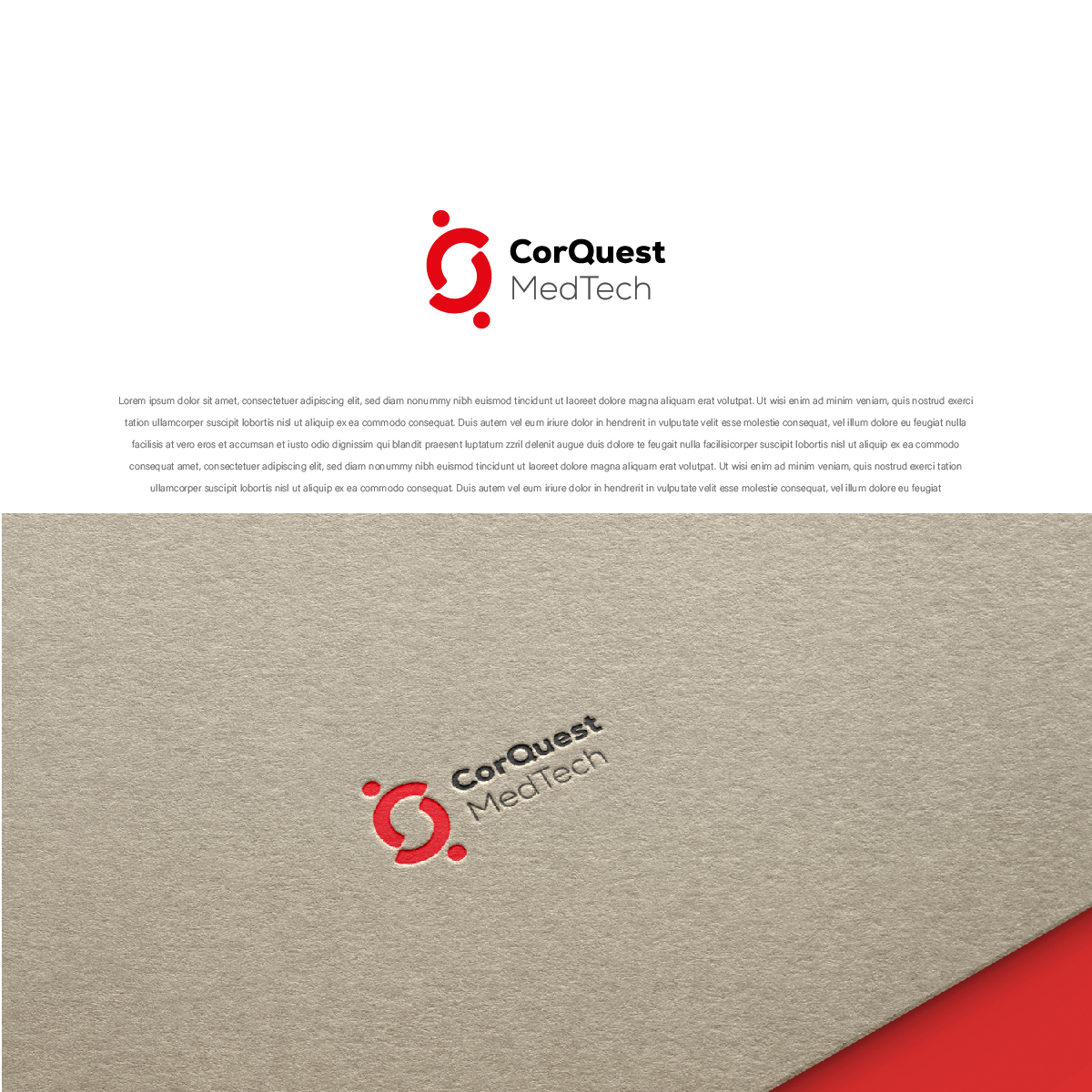 Diseño de Logo por urvaG para CorQuest MedTech srl | Diseño #33419320