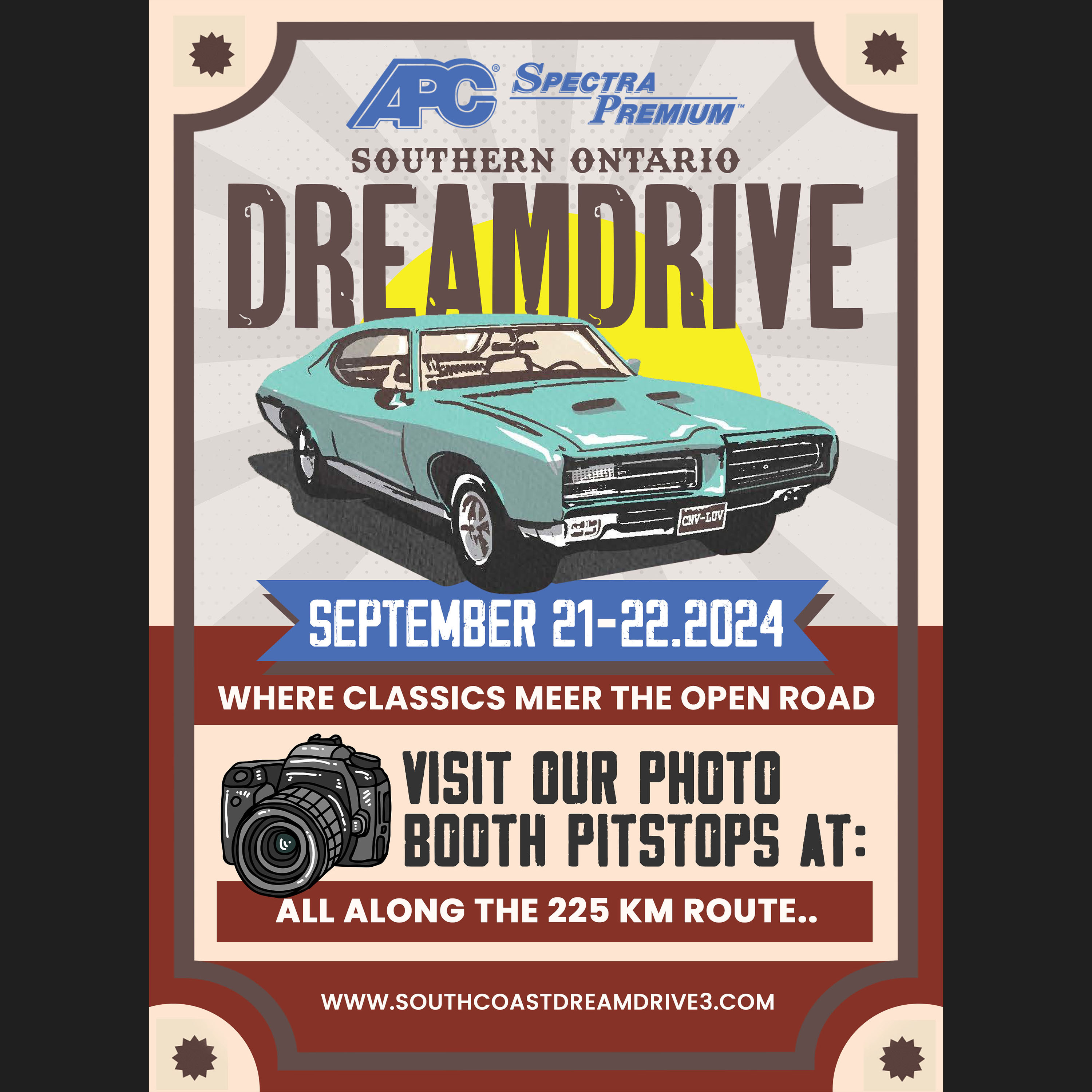 Graphic Design by Anhar for Ontario's SouthCoast Dream Drive | Design #33429256