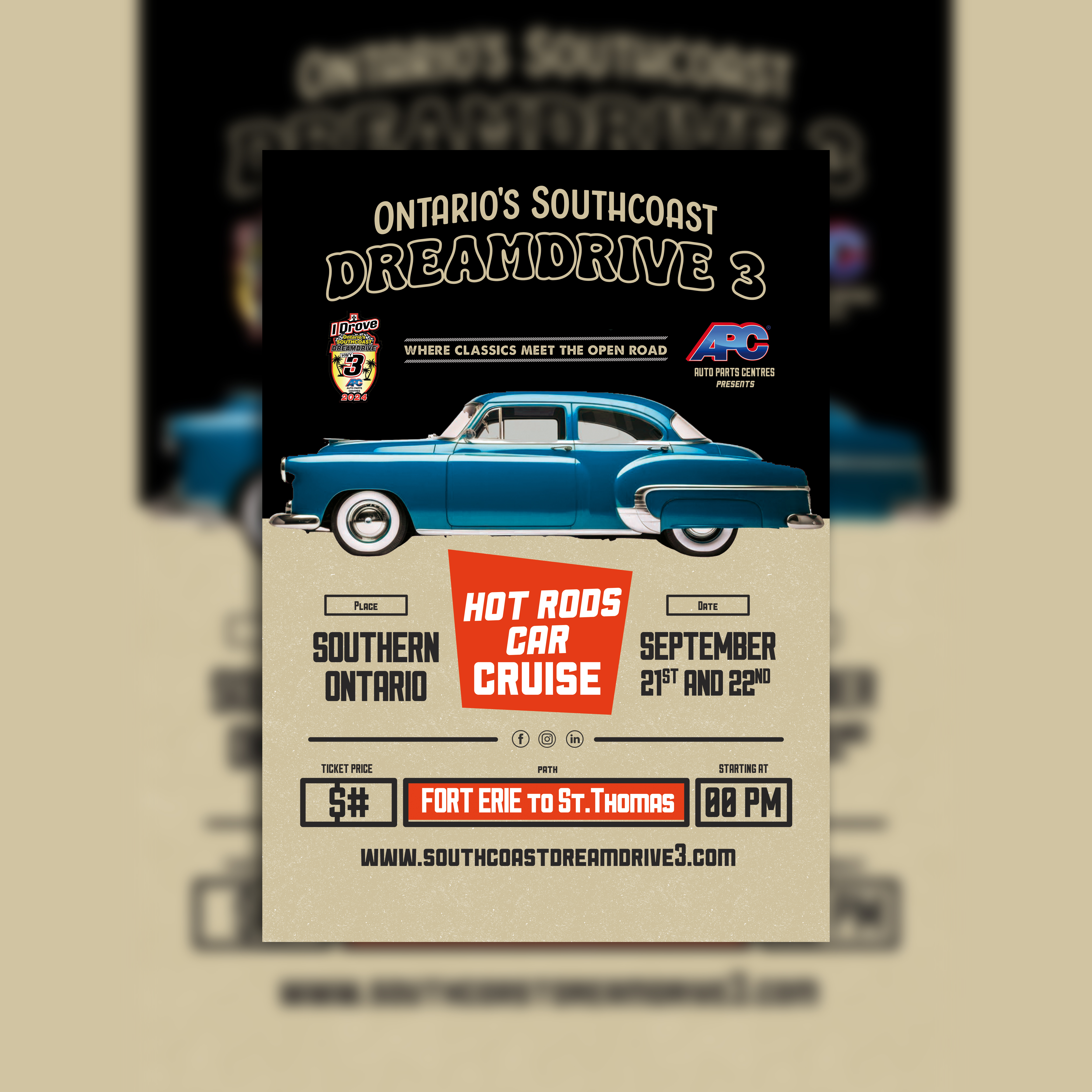 Graphic Design by Osama Soliman for Ontario's SouthCoast Dream Drive | Design #33426078