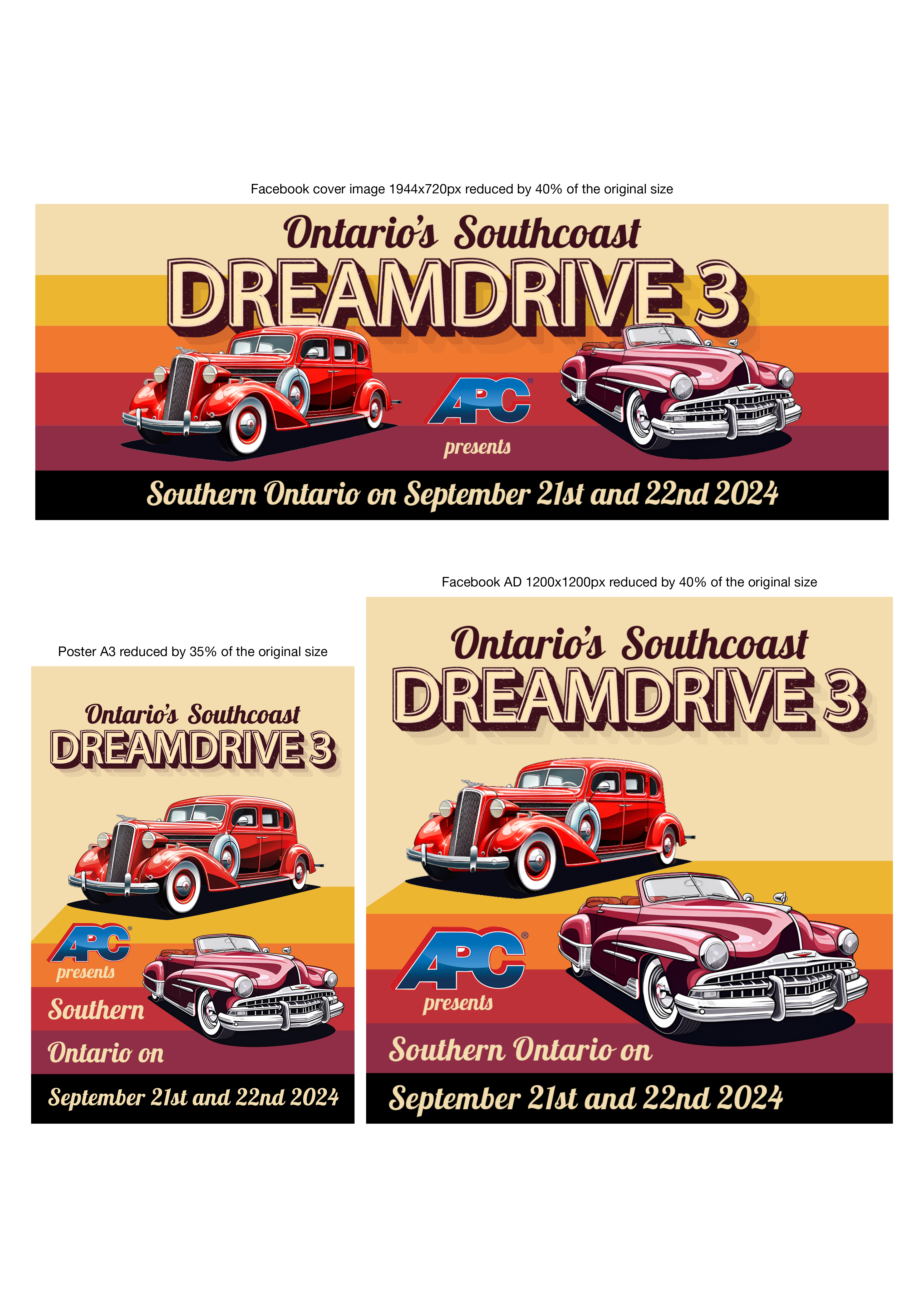 Graphic Design by MarkoE for Ontario's SouthCoast Dream Drive | Design #33427913