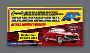 Design Graphique par Impressive Solutions pour Ontario's SouthCoast Dream Drive | Design : #33425448