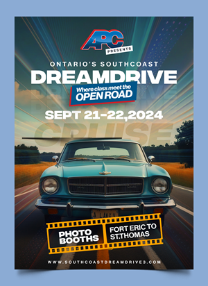 Graphic Design by Graphic Guy for Ontario's SouthCoast Dream Drive | Design #33427272