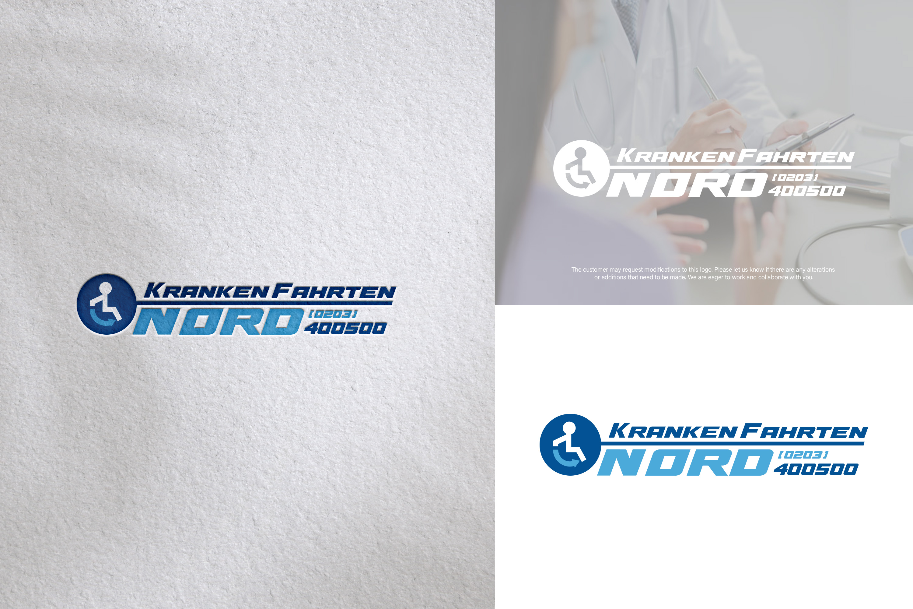 Logo Design by Senpachie for Krankenfahrten Nord GmbH | Design #33421077