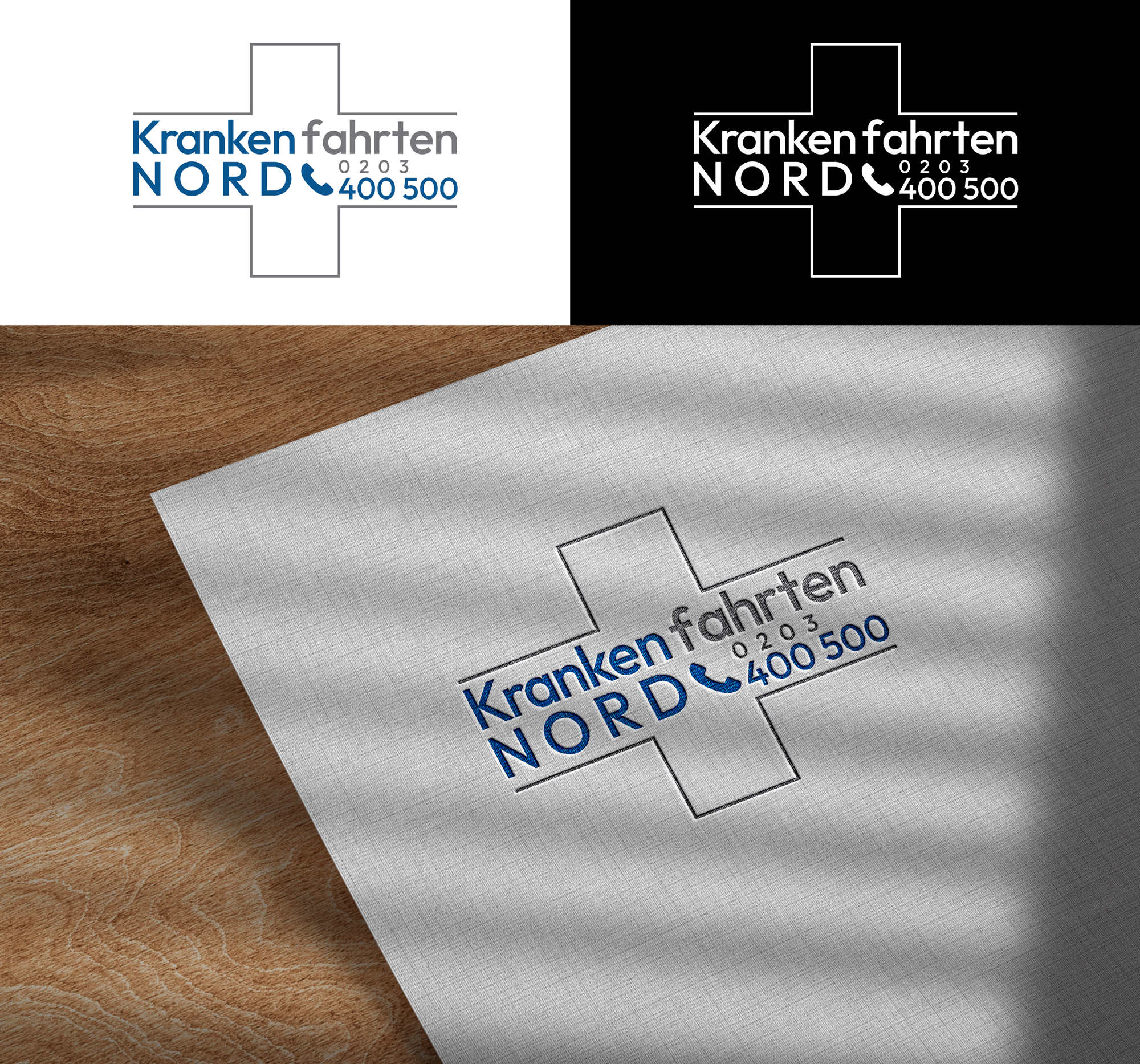 Logo Design by RA-bica for Krankenfahrten Nord GmbH | Design #33432596