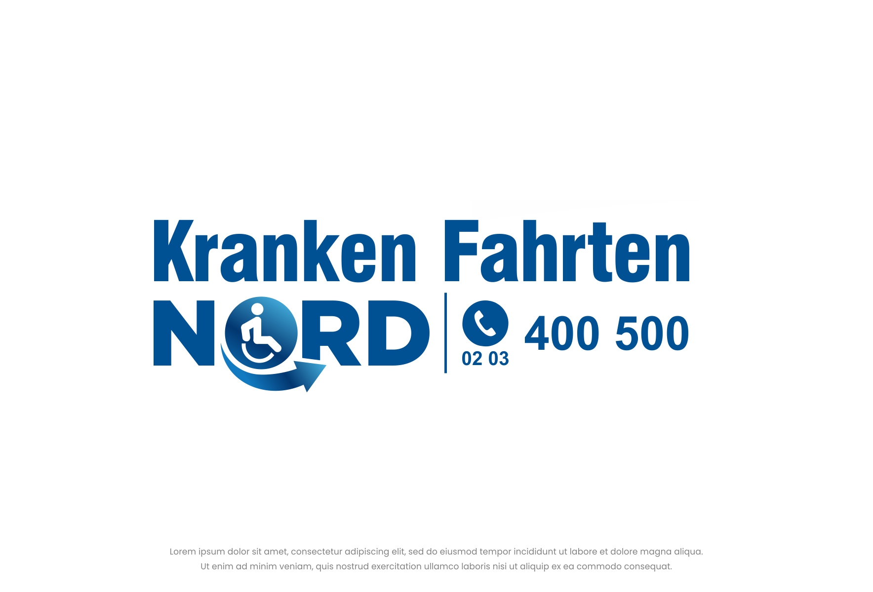 Logo Design by Goodpartner for Krankenfahrten Nord GmbH | Design #33461468