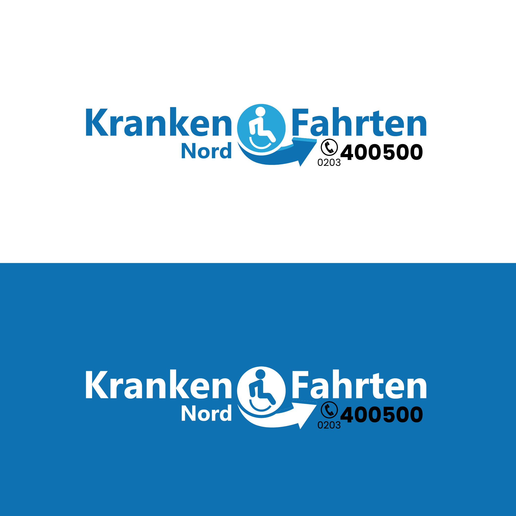 Logo Design by CrewType for Krankenfahrten Nord GmbH | Design #33423333