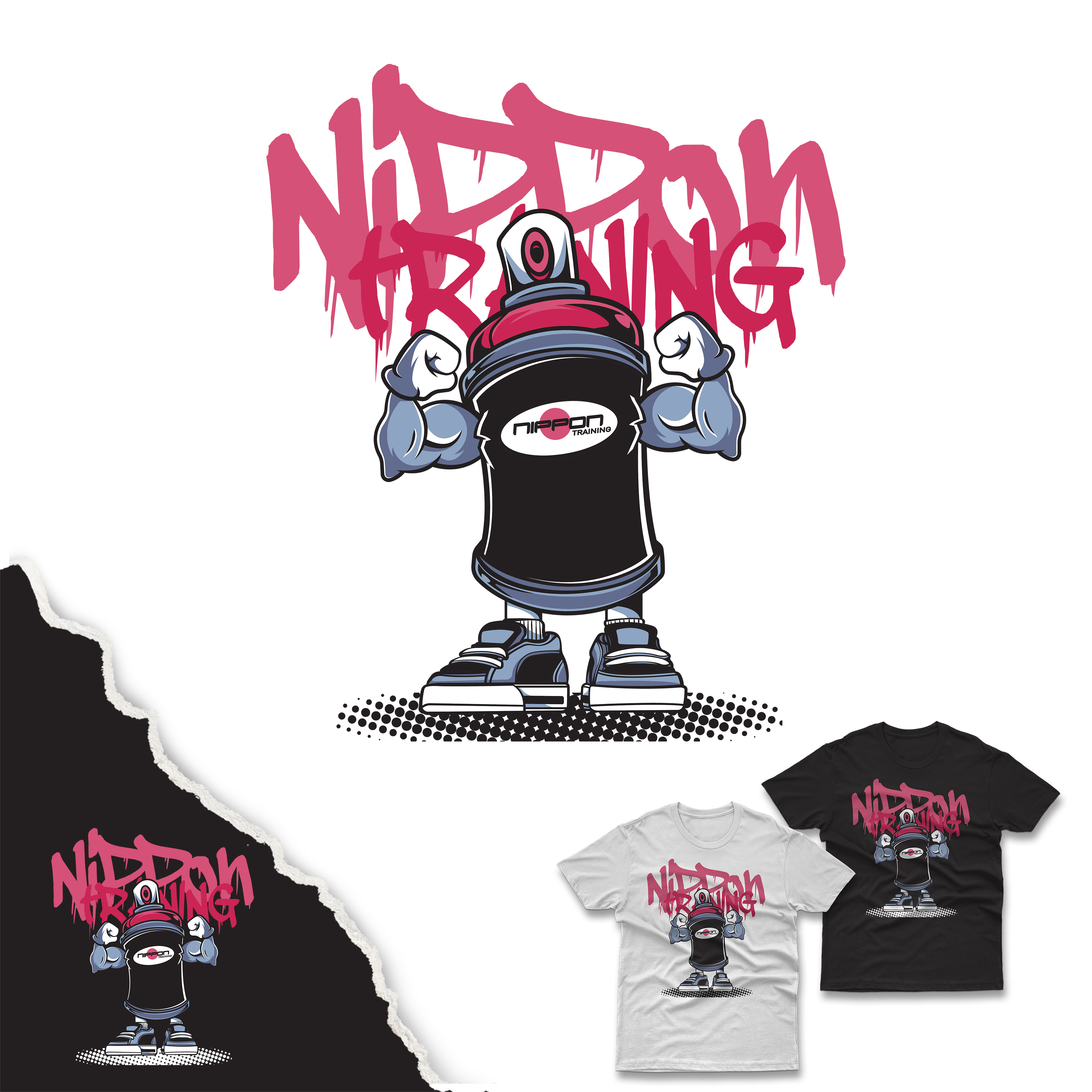 T-shirt Design by Desiok for Nippon Training | Design #33450283