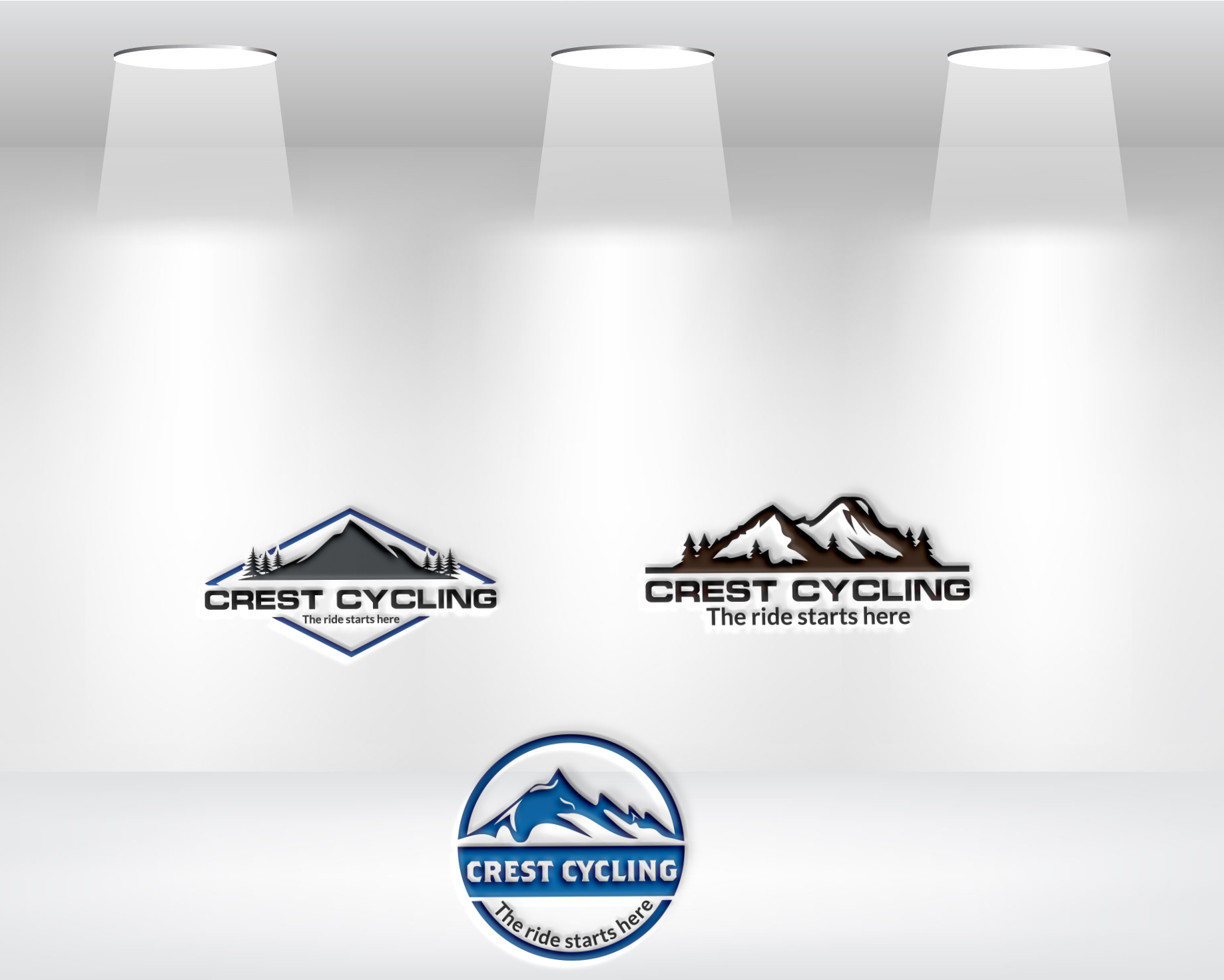 Logo-Design von Daniel Khan für Crest Cycling | Design #33422612