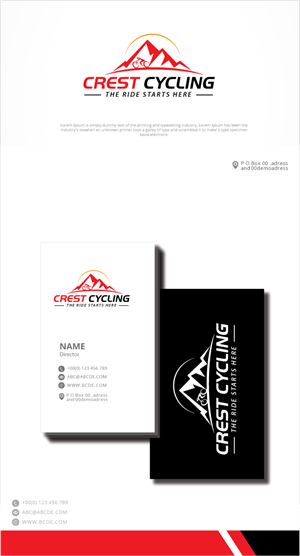 Logo-Design von zebronicgraphic für Crest Cycling | Design: #33426276