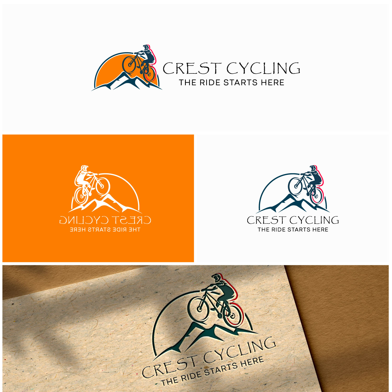 Logo-Design von Mega House für Crest Cycling | Design #33421280