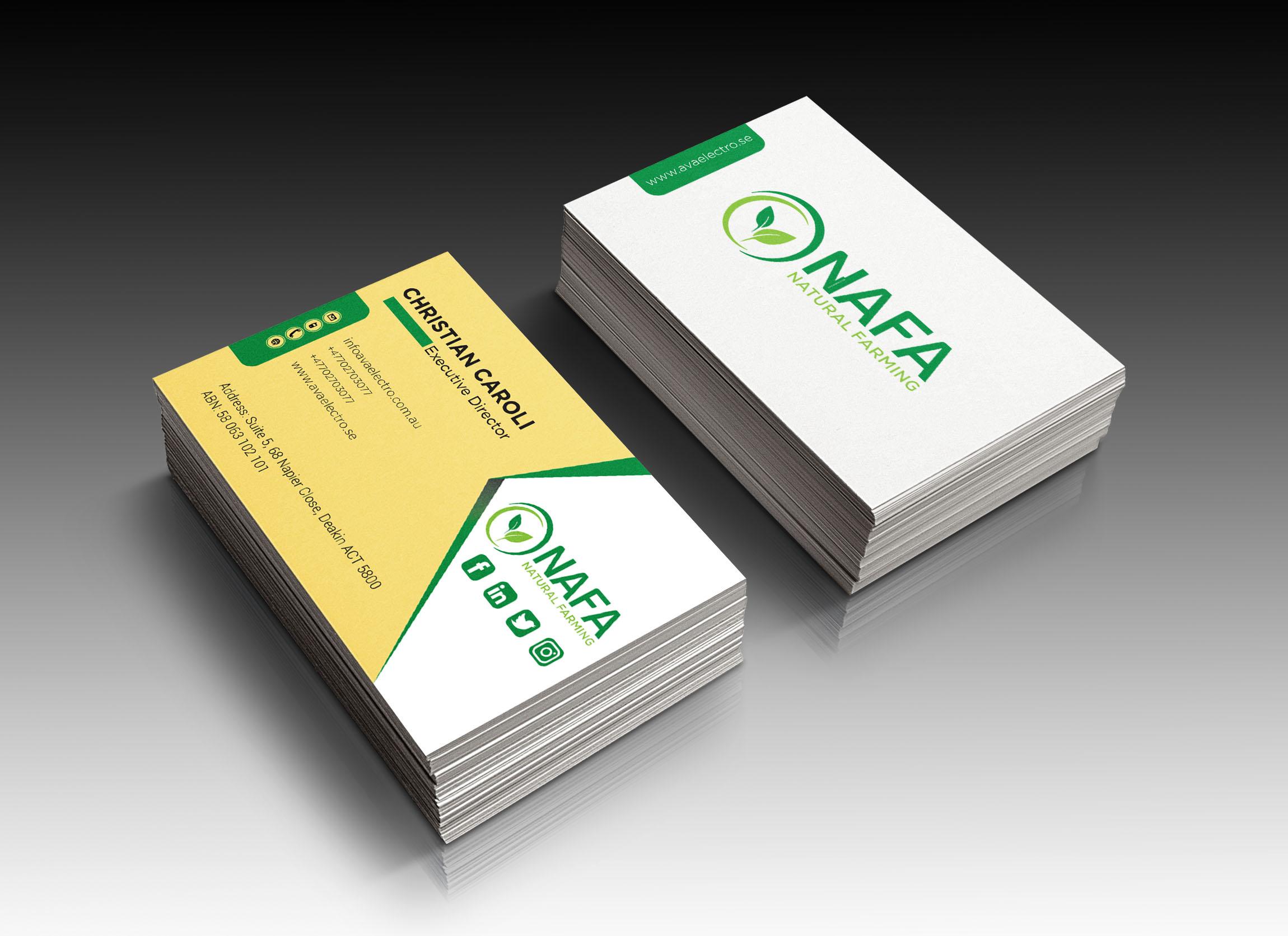 Business Card Design by Rupok 3 for this project | Design #33427769