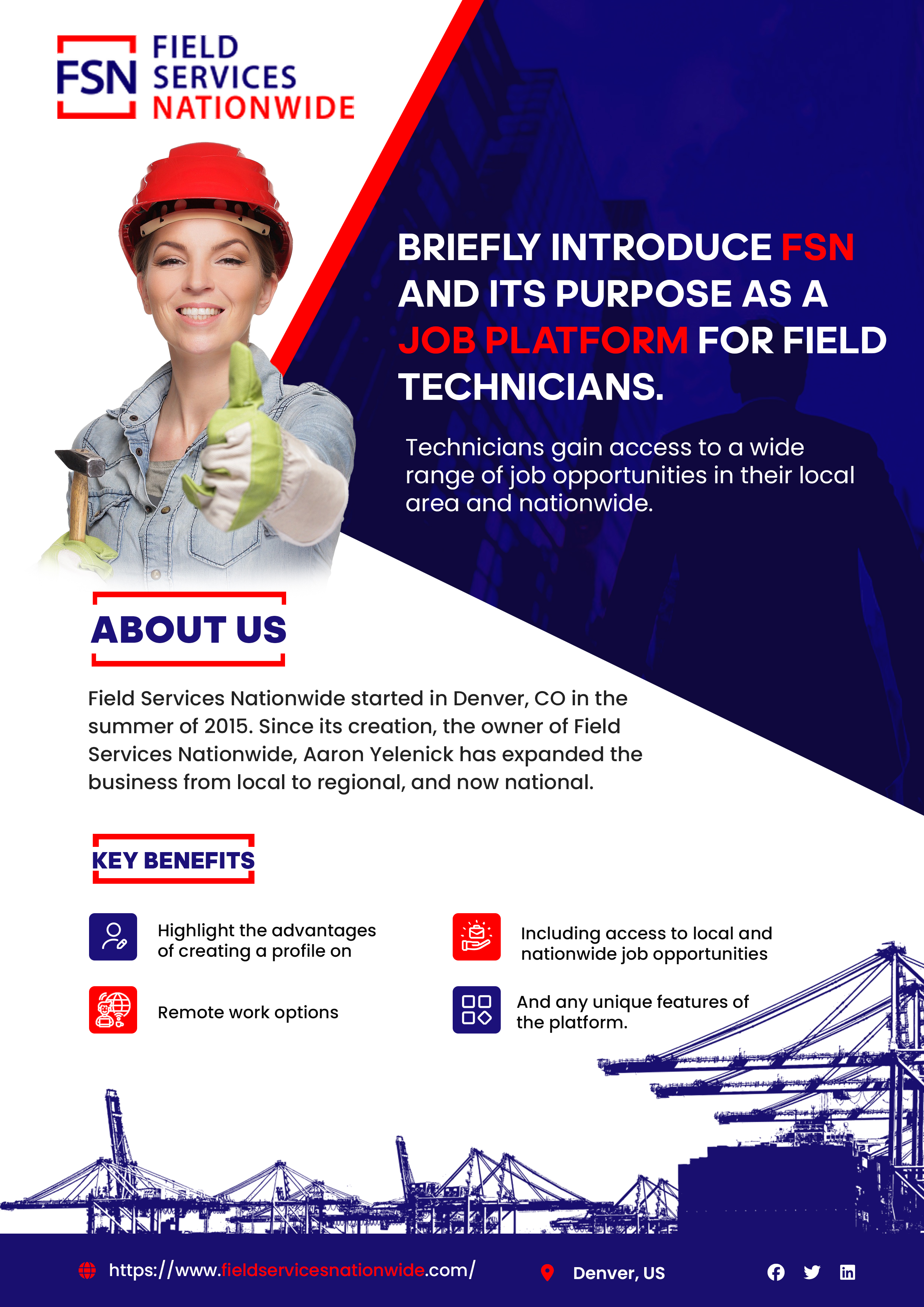 Flyer-Design von nh5 für Field Services Nationwide | Design #33430060