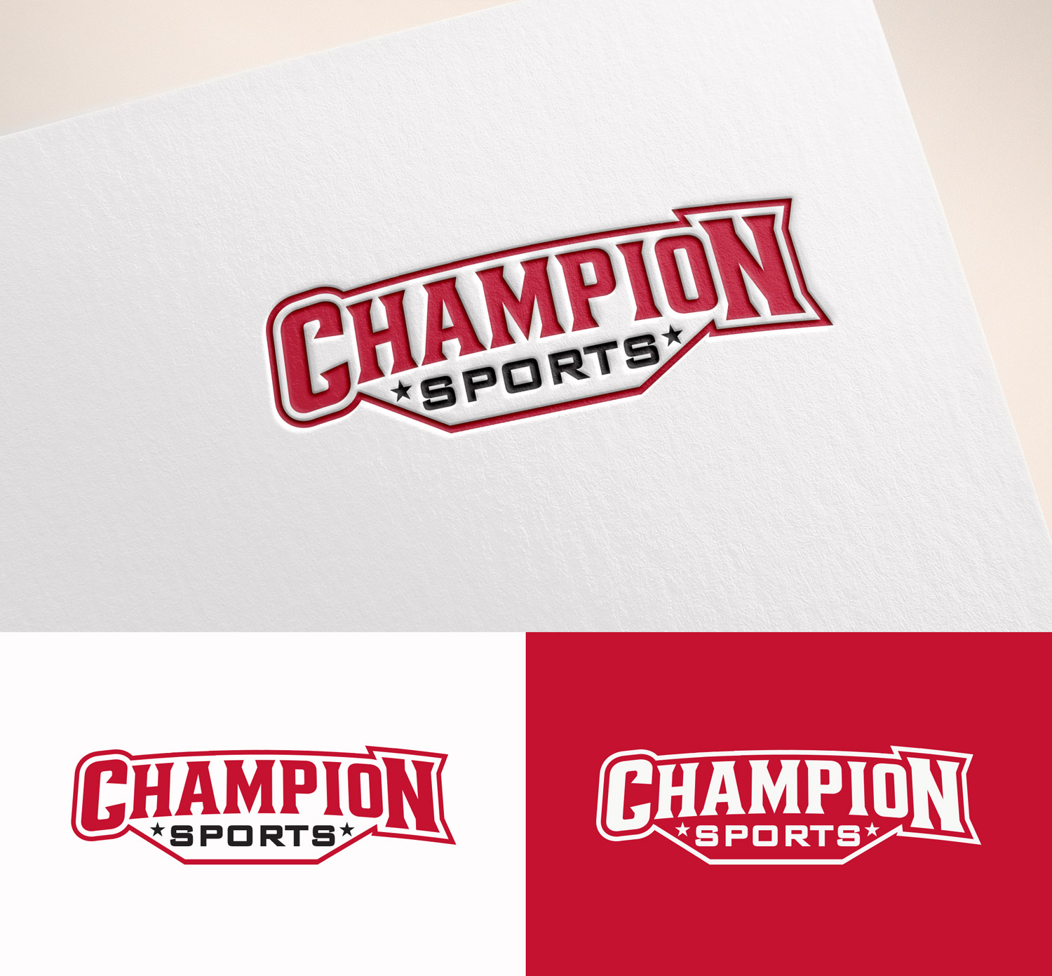 Diseño de Logo por M Art & Design para Champion Sports | Diseño #33429830