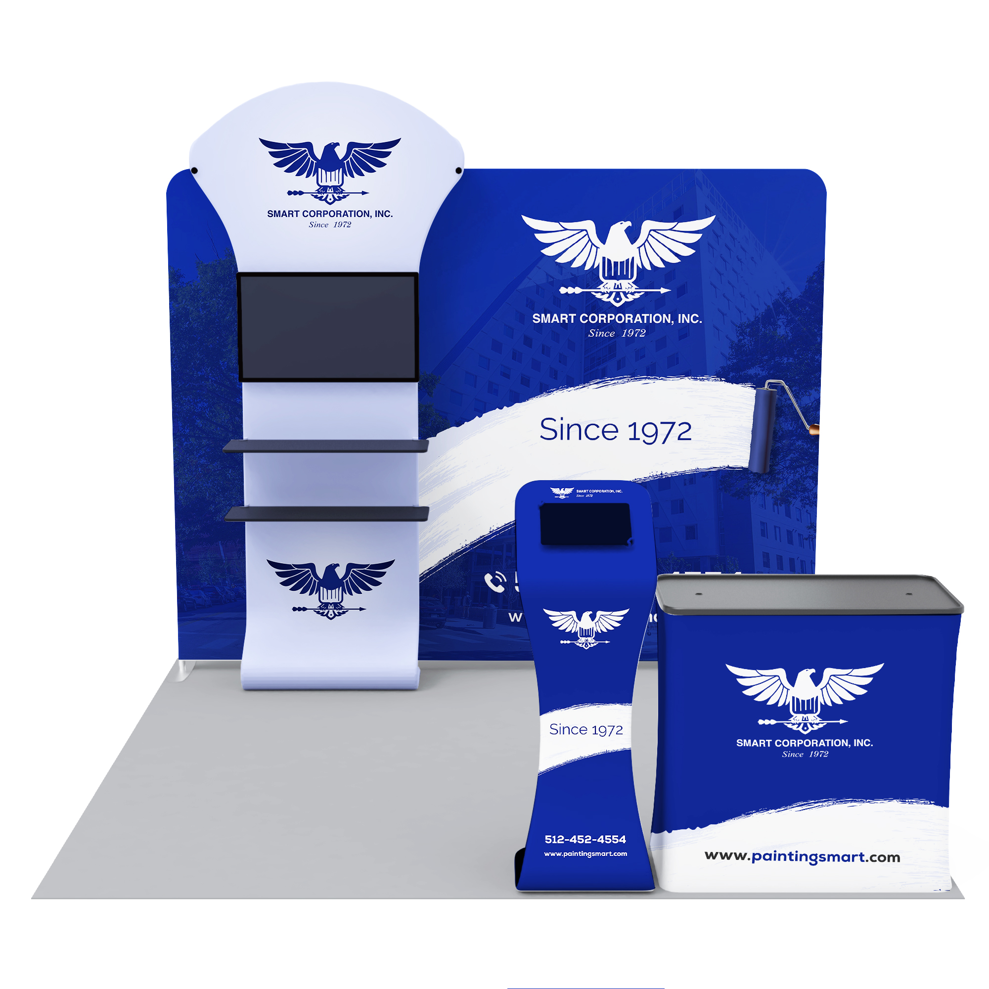 Trade Show Booth Design by Sam.Art for this project | Design #33432373